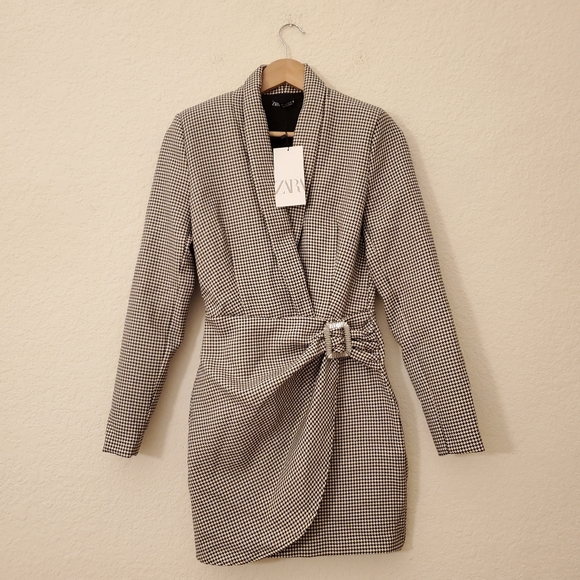 Zara * Bloggers Favorite houndstooth blazer dress - Picture 16 of 16